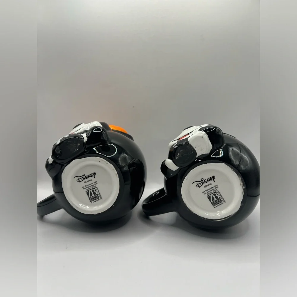 Disney Mickey and Minnie Mouse Skeleton Character Mugs - Picture 3 of 4